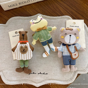 กิ๊บติดผมยางยืดสูง น่ารัก สไตล์เกาหลี รูปหมี <span class=keywords><strong>กบ</strong></span> ทำมือ หวานละมุน สำหรับตกแต่งผม - Product Image 3