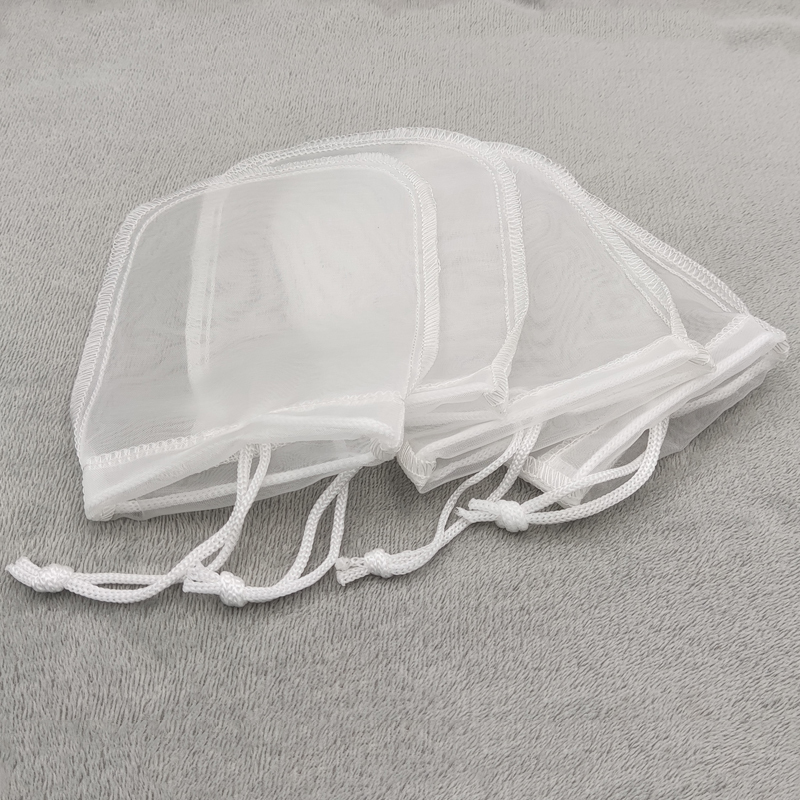 Reusable food grade nylon mesh nut milk filter bag
