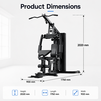 Équipement de gym multifonctionnel professionnel pour la maison, station de fitness complète, machine d'exercice pour le corps entier