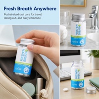 Comprimés de dentifrice solides à mâcher Sadoer de haute qualité, saveur menthe, haleine fraîche, blanchiment des dents, dentifrice portable pour les voyages