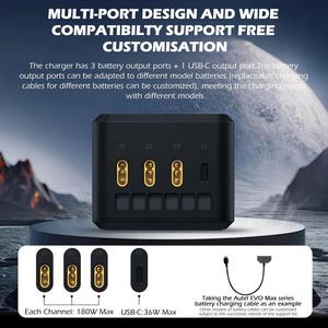 Hub de charge parallèle 200W <span class=keywords><strong>EVO</strong></span> Max/<span class=keywords><strong>II</strong></span> <span class=keywords><strong>Enterprise</strong></span> Series, chargeur rapide de batterie pour drone Autel <span class=keywords><strong>EVO</strong></span> Max 4T/4N/<span class=keywords><strong>II</strong></span> <span class=keywords><strong>Enterprise</strong></span>/<span class=keywords><strong>II</strong></span> RTK - Product Image 5
