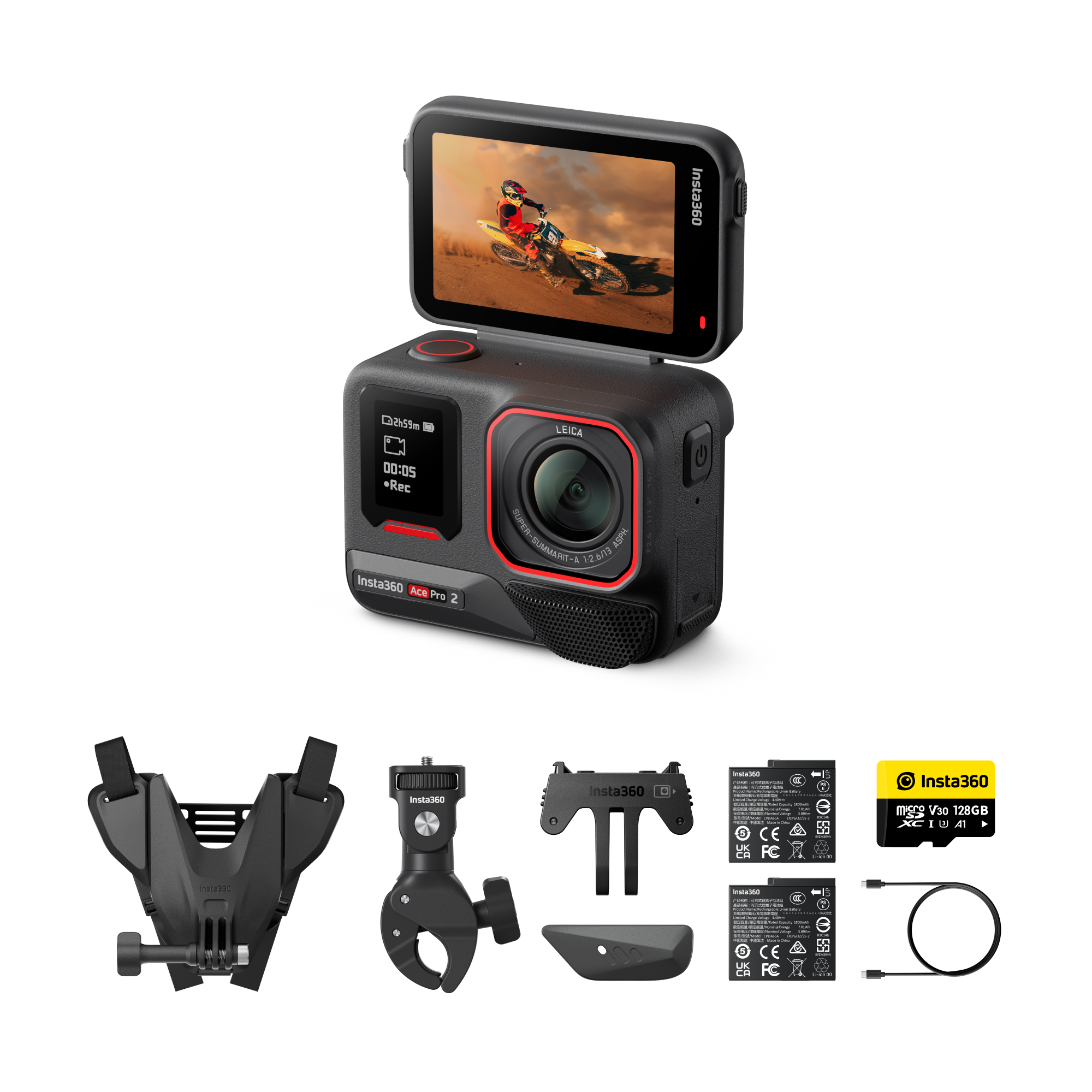 Ensemble moto double batterie