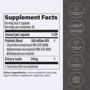 Cápsulas de probióticos de etiqueta privada de los suplementos de la hormona contra el hambre para mantener un peso saludable y un peso saludable - Product Image 4