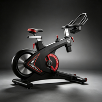 Bicicleta de Spinning Comercial AUGER con Resistencia Magnética, Bicicleta Estática para Ejercicio en Interiores, para Gimnasio o Estudio de Fitness