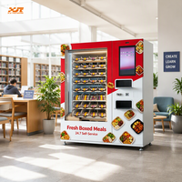 Vente directe usine Machine commerciale entièrement automatique de chauffage de hamburgers Distributeur automatique de repas chauds pour écoles SDK