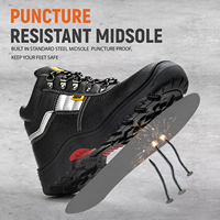Chaussures de sécurité légères, tendance, sûres, souples, anti-choc, anti-perforation, avec embout en acier, résistantes à l'usure, antidérapantes et anti-acides