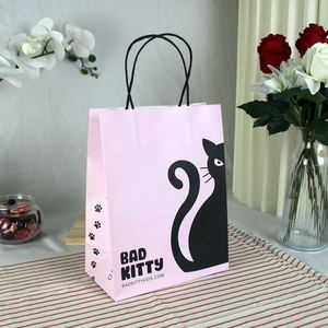 Eco-friendly <b>Biodegradable</b> Recyclable Kraft Paper Mailer Bags Flat Bottom Custom Craft <b>Packaging</b> Gift Paper Bags for Shopping - Product Image 3