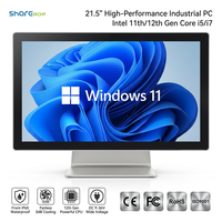 Ordinateur tout-en-un industriel Sharerdp Factory 21,5 pouces, écran tactile, Intel Celeron J6412 Quad Core, IP65 étanche, sans ventilateur