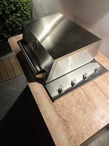 ชุดครัวกลางแจ้งสมัยใหม่ สเตนเลสสตีล แบบฝัง พร้อมเตาบาร์บีคิวแก๊ส 4 หัวเตา - Product Image 2