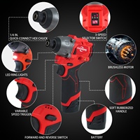 Offre Spéciale : Ensemble Clé à Chocs et Visseuse Sans Fil ELECMAPS 20V à Moteur Brushless, Couple Élevé, Outil Nu Sans Batterie