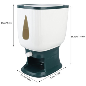 Cubo de Plástico para Arroz de 10 KG con Dispensador, Conservación de Frescura para Restaurantes, Gran Venta 2026 - Product Image 4