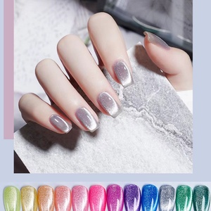 Esmalte de Uñas Magnético con Gel UV Reflectante, Efecto Brillante de Ojo de Gato, Esmalte de Uñas Removible con Efecto Brillante - Product Image 2