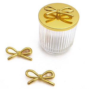 Manijas y Perillas Metálicas Personalizadas con Diseño <span class=keywords><strong>de</strong></span> Lazo para Tapas <span class=keywords><strong>de</strong></span> Frascos <span class=keywords><strong>de</strong></span> Fragancias/Velas, Cajones, Cajas <span class=keywords><strong>de</strong></span> Palillos, Puertas <span class=keywords><strong>de</strong></span> Armarios y Decoración del Hogar - Product Image 2
