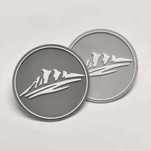 แผ่นยาง PVC แบบนิ่มสั่งทำพิเศษ HP พร้อมแถบตีนตุ๊กแก ป้ายโลโก้ซิลิโคนนูน 3 มิติ แบบรีดร้อนสำหรับเสื้อแจ็คเก็ต - Product Image 3