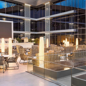 Juego <span class=keywords><strong>de</strong></span> bistró <span class=keywords><strong>de</strong></span> patio <span class=keywords><strong>de</strong></span> lujo, muebles <span class=keywords><strong>de</strong></span> bar al aire libre, juegos <span class=keywords><strong>de</strong></span> mimbre, sillones <span class=keywords><strong>de</strong></span> ratán, muebles <span class=keywords><strong>de</strong></span> mesa y silla al aire libre para Hotel - Product Image 1