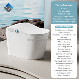 Hiện đại thông minh thông minh Điện nhà vệ sinh bát hoạt động tự động tuôn ra chân cảm biến ghế sưởi ấm sàn gắn nhà vệ sinh - Product Image 6