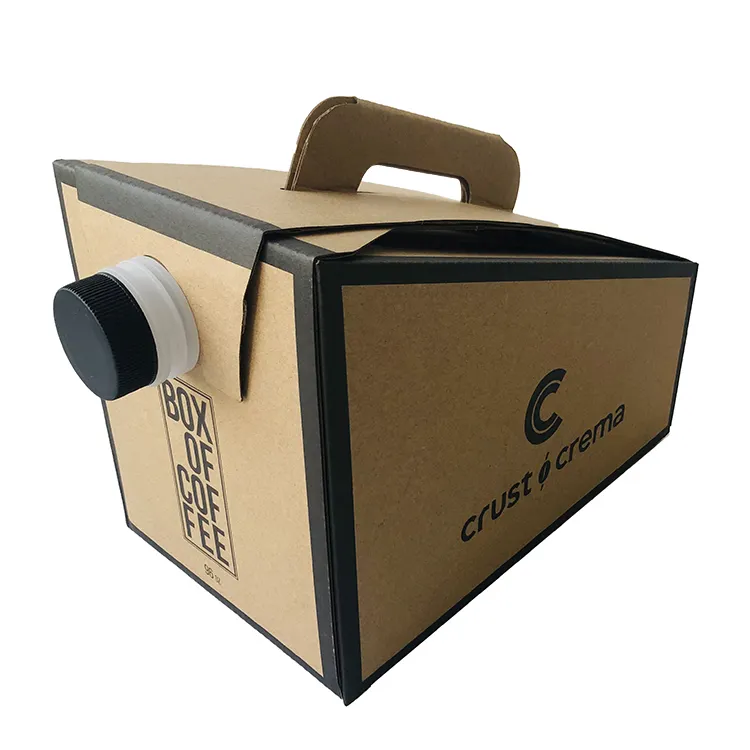 Emballage de vin/jus/café personnalisé à prix abordable Offre Spéciale 1l 2l 3l 5l 10l sac en boîte