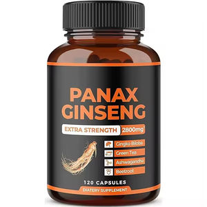 Gélules de <span class=keywords><strong>Ginseng</strong></span> Naturel Halal GZBC OEM/ODM à Marque Blanche pour la Santé et l'Énergie – Complément Alimentaire pour Adultes – 60 Gélules (2 x 30) - Product Image 2