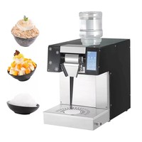 Machine à glace commerciale Snow Flake avec commande PLC, compresseur et moteur en acier inoxydable pour marché de poissons