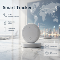 Mini Traceur GPS Gratuit Double Système Android iOS, Suivi Mondial Anti-Perte Type AirTag pour Portefeuille, Valise, Sac, Enfants et Personnes Âgées