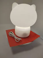 Capteur tactile robinet contrôle Silicone lampe Kitty enfants cadeau enfants lampe de chevet USB charge veilleuse bébé pépinière
