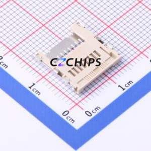 5009010801 SD Card / Memory Card Connector SMD Connector Flip Cover Type MicroSD Card (TF Card) Card Holder 1.93mm - Product Image 2