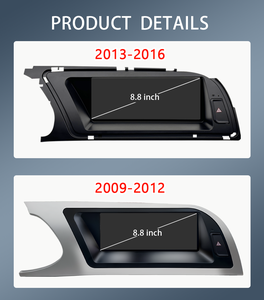 Lecteur multimédia vidéo pour voiture avec écran tactile Android Auto CarPlay sans fil Linux 8,8 pouces pour Audi A4 B8 S4 A5 S5 GPS Navi Radio - Product Image 6