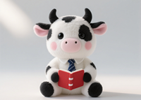 OEM dessin animé personnalisé vache mignonne Highland vache en peluche jouet pour enfants compagnon couette poupée cadeau de vacances pour petite amie
