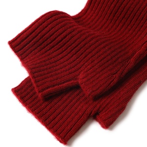 Mùa Đông Tùy Chỉnh Thực hiện OEM Người Đàn Ông Phụ Nữ Ngón Dệt Kim 100% Cashmere Găng Tay Đồng Bằng Sườn Cashmere Tùy Chỉnh Dễ Thương Găng Tay Ấm Áp Cho Phụ Nữ - Product Image 5