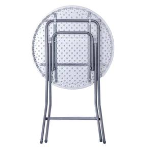 <span class=keywords><strong>Table</strong></span> multifonctionnelle moderne blanche ronde <span class=keywords><strong>mini</strong></span> <span class=keywords><strong>table</strong></span> <span class=keywords><strong>basse</strong></span> <span class=keywords><strong>pliante</strong></span> en plastique adaptée au mariage garden party <span class=keywords><strong>camping</strong></span> - Product Image 2