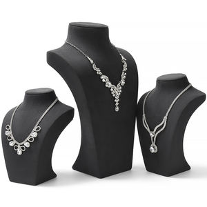 DIGU pleine grandeur élégant collier bijoux buste beaucoup de couleurs cou buste présentoirs pour fenêtre de magasin de bijoux de luxe - Product Image 4