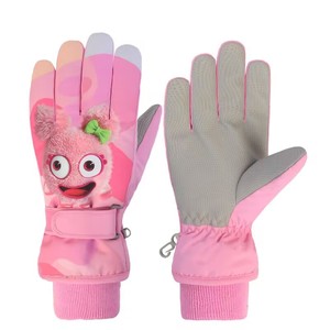 Gants de neige imperméables pour enfants, motif démon mignon, pour garçons et filles, pour <span class=keywords><strong>le</strong></span> ski, <span class=keywords><strong>le</strong></span> snowboard, <span class=keywords><strong>le</strong></span> cyclisme et les activités de plein air, chauds et décontractés - Product Image 2