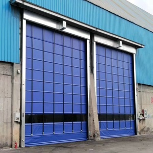 Porta Automatica a Chiusura Rapida per Magazzino, in PVC, Costruzione in Acciaio, Apertura a Rullo, Design Moderno, Porta Personalizzata - Product Image 3