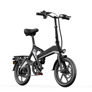 Bicicletta Elettrica Pieghevole Portatile da 14 Pollici con Ammortizzatori, E-Bike Leggera per Pendolarismo Quotidiano e Brevi Spostamenti - Product Image 5