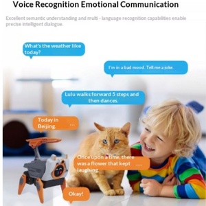 Jouet intelligent pour enfants avec commande vocale IA, écran haute définition de 2,4 pouces, robot IA en plastique avec lumière et son et connexion Wi-Fi - Product Image 4
