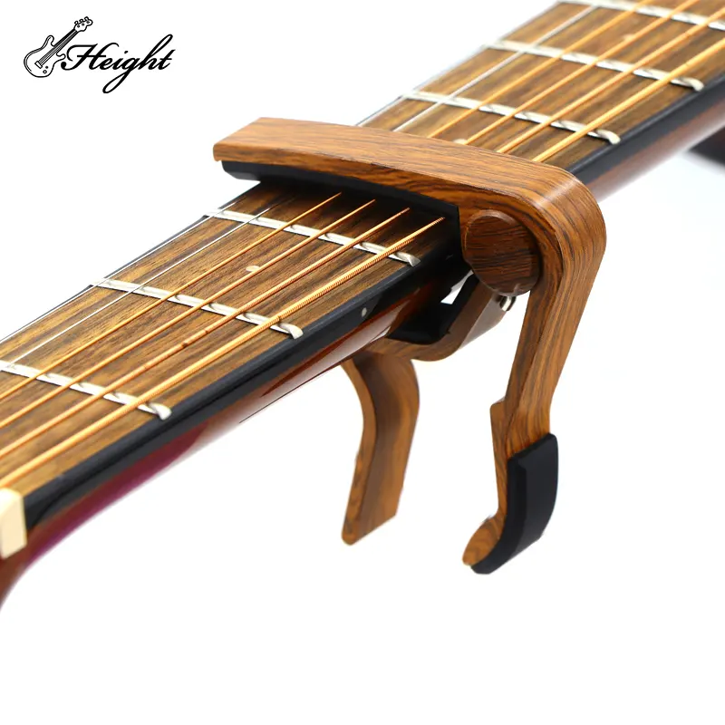Acessórios para instrumentos musicais Acessórios para guitarra Suporte de madeira removível de borracha maciça com fivela de espuma preta