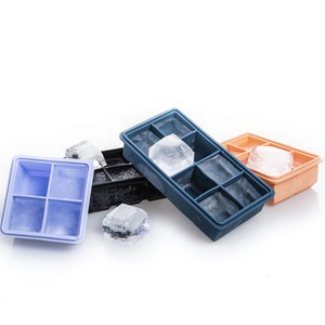 À Libération facile en gros <span class=keywords><strong>cuisine</strong></span> 6 cavité plateaux à glaçons en silicone <span class=keywords><strong>de</strong></span> grande taille pour le whisky - Product Image 1