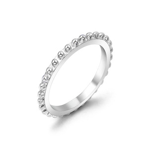 Classic Fashionable Pinky <b>Ring</b> <b>Titanium</b> Steel Unisex Ball Shape Gift Jewelry SA760 - Product Image 5