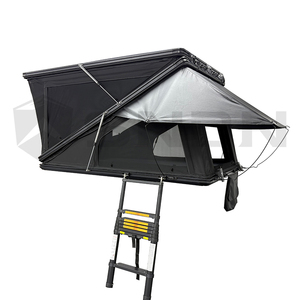 Tienda de Campaña Plegable SNDN 4WD Todoterreno, de Gran Espacio, con Forma de Z, Techo Rígido de Apertura Rápida, de Aluminio, con Escalera y LED - Product Image 3