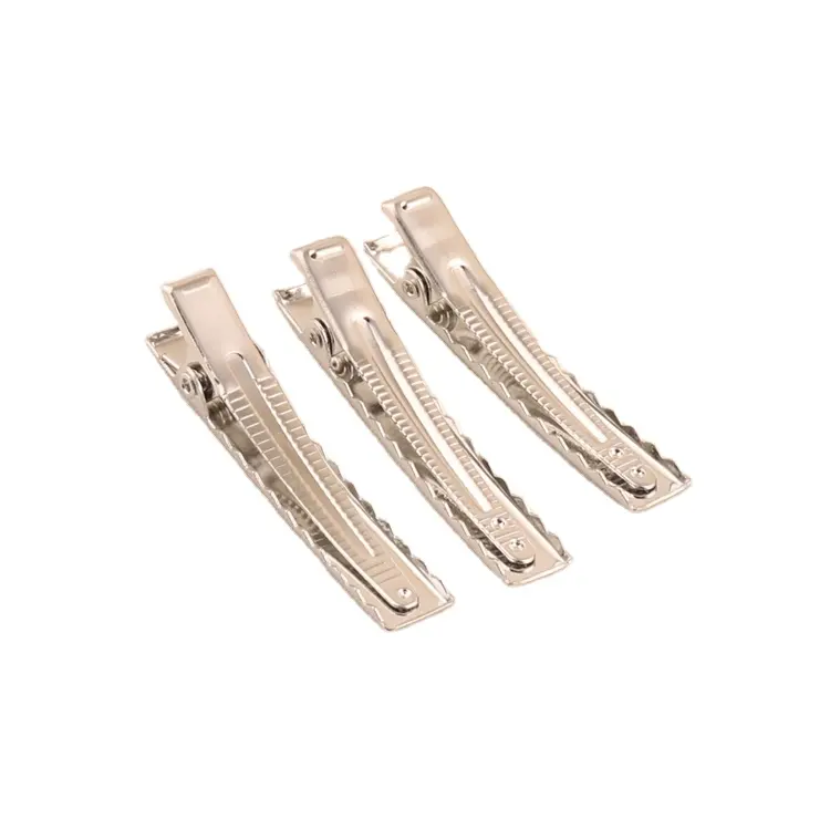 47mm nontoxic metal rectangle alligator hair clip for baby hair accessories