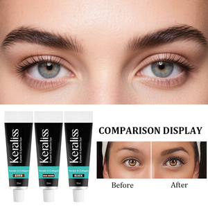 Crème colorante semi-permanente pour sourcils et cils Joynna, teinture capillaire à base d'extraits végétaux naturels, longue durée 60 jours, kit de <span class=keywords><strong>coloration</strong></span> - Product Image 5