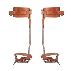 Pointes d'escalade en acier inoxydable réglables en hauteur <span class=keywords><strong>pour</strong></span> l'escalade d'arbres, outil d'escalade, sécateur d'arbre <span class=keywords><strong>pour</strong></span> travaux en hauteur en extérieur - Product Image 1