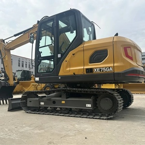 Nueva Excavadora de Orugas XE75GA de 7.5 Toneladas con Motor Kubota, Cucharón de 0.33m³, Miniexcavadora de 7700kg para Uso Municipal, Agrícola y de Conservación de Agua - Product Image 1