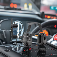 OMFOX KTC300SC H Monitor Active Noise Reduction Automobile Race Ear Shield avec ENC & one Earphone Cascade Connection