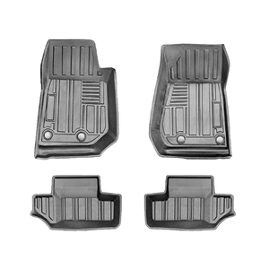 Tappetini <span class=keywords><strong>per</strong></span> Jeep Wrangler JK 2007-2017 Due <span class=keywords><strong>Porte</strong></span>, Resistenti alle Intemperie, in TPE Spesso 3,5mm, Set Completo 4 Pezzi, Antiscivolo, Heavy Duty, Coolcars - Product Image 1
