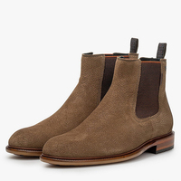 Bottes à lacets en PU classiques rétro de luxe pour hommes - Plateforme épaisse antidérapante, chaussures de moto pour toutes les saisons