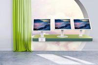 Support de tablette en acier robotisé pour moniteur, rotation à 360 degrés, support d'écran portable à bras articulé, support de bureau suspendu pour iPad mobile