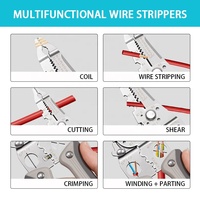 Pince à dénuder, à sertir et à couper les câbles, outils manuels pour dénudeurs de fils, coupe-câbles, pinces électriques