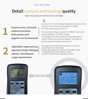 4-Wire YR1035+ High Precision Fast Lithium Battery Internal Resistance Test Instrument 100V Electric Vehicle Group 18650