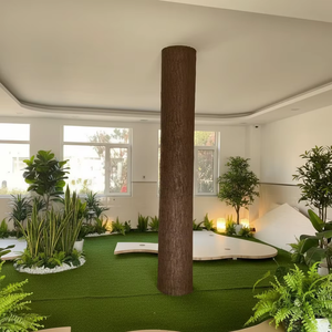 Articles décoratifs : Écorce de saule simulée, texture de grain de bois <span class=keywords><strong>synthétique</strong></span>, écorce artificielle pratique pour arbres - Product Image 3